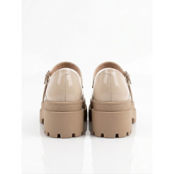 MOCASIN MARY JANE ALTO BEIGE CHAROL