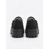 MOCASIN MARY JANE ALTO NEGRO DOBLE HEBILLA