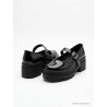 MOCASIN MARY JANE ALTO NEGRO CHAROL