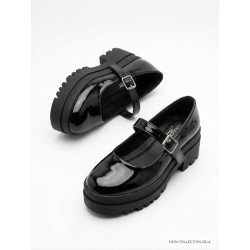 MOCASIN MARY JANE ALTO NEGRO CHAROL