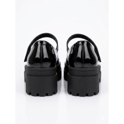 MOCASIN MARY JANE ALTO NEGRO CHAROL