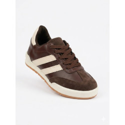 ESTILO SAMBA RETRO COLOR CAFE LINEAS CREMA