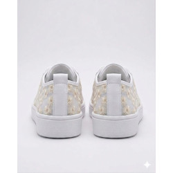 CLASICO TRANSPARENTE COLOR BLANCO CON DETALLES