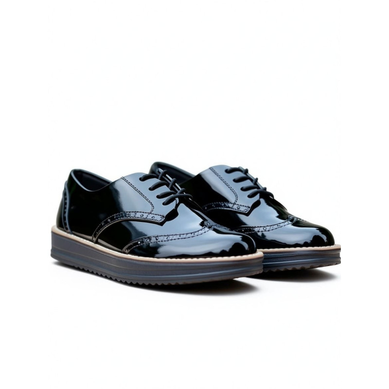 SHARI OXFORD NEGRO CHAROL