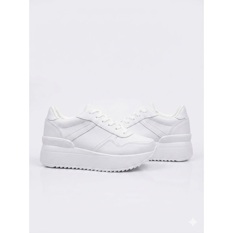 SNEAKER COLOR BLANCO ALTO