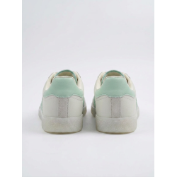 ESTILO SAMBA BAJO CREMA CON LINEAS VERDE AGUA