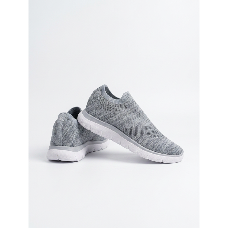 DEPORTIVO SIN CORDONES COLOR GRIS