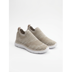 DEPORTIVO SIN CORDONES COLOR BEIGE