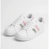 CLASICO BLANCO CON ROSA Y PLATEADO EN EL COSTADO