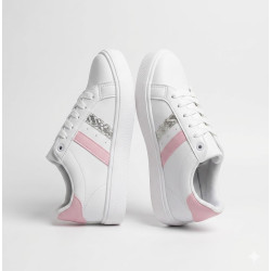 CLASICO BLANCO CON ROSA Y PLATEADO EN EL COSTADO