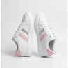 CLASICO BLANCO CON ROSA Y PLATEADO EN EL COSTADO
