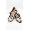 MARY JANE ANIMAL PRINT DE VACA CAFE