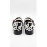 MARY JANE BAJO ANIMAL PRINT VACA BLANCO Y NEGRO