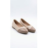 BAILARINA BEIGE CORTES AL FRENTE