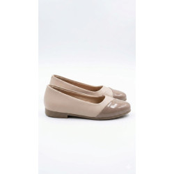 BAILARINA BEIGE CORTES AL FRENTE