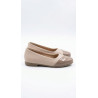 BAILARINA BEIGE CORTES AL FRENTE