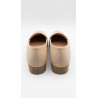 MOCASIN BEIGE BAJO DETALLE AL FRENTE