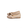 BAILARINA BEIGE CORTES AL FRENTE