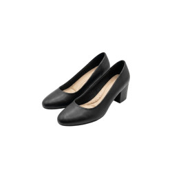 TACO ESCOLAR NEGRO FORMAL 5CM