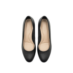TACO ESCOLAR NEGRO FORMAL 5CM
