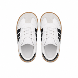 INFANTIL SAMBA BLANCO LINEAS AZULES