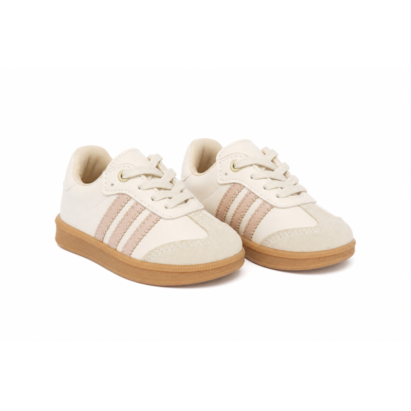 INFANTIL SAMBA CREMA Y ROSA