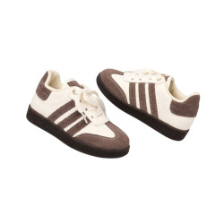 INFANTIL SAMBA BEIGE CON CAFE OSCURO