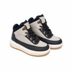 INFANTIL BOTIN AZUL Y GRIS