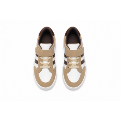 INFANTIL SNEAKER BLANCO Y CAFE