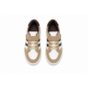 INFANTIL SNEAKER BLANCO Y CAFE
