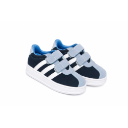 INFANTIL SNEAKER BLANCO Y AZUL