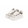 INFANTIL SNEAKER BEIGE ANIMAL PRINT