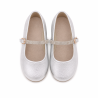 INFANTIL BAILARINA PLATEADA BRILLITO CORREA