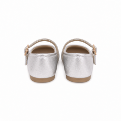 INFANTIL BAILARINA PLATEADA BRILLITO CORREA