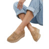 MOCASIN TEJIDO PLANTA MEDIA COLOR CAMEL