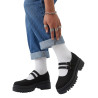 MOCASIN MARY JANE ALTO NEGRO DOBLE HEBILLA