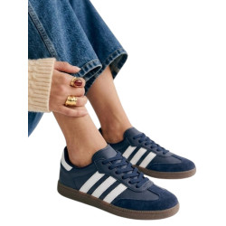 ESTILO SAMBA BAJO AZUL CON LINEAS BLANCAS