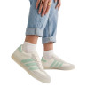 ESTILO SAMBA BAJO CREMA CON LINEAS VERDE AGUA