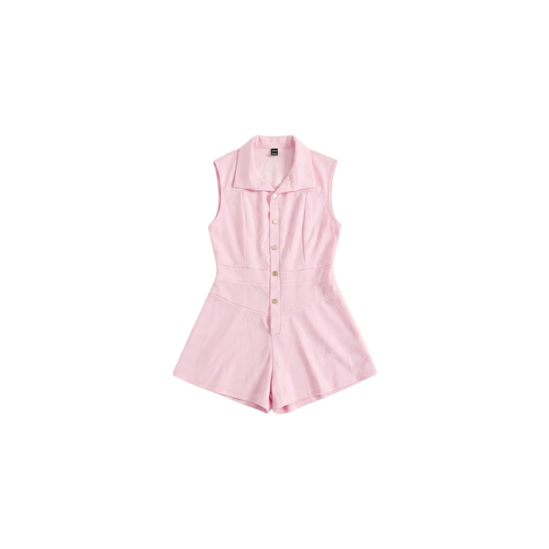JUMPER ROSA BOTONES DORADOS