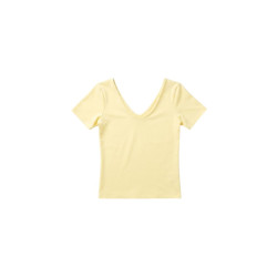 TOP SHIRT AMARILLO PASTEL