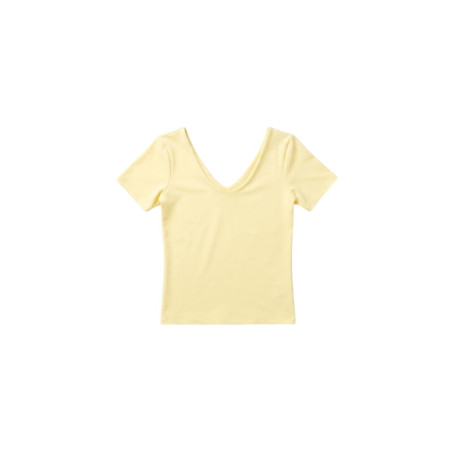 TOP SHIRT AMARILLO PASTEL