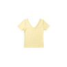 TOP SHIRT AMARILLO PASTEL