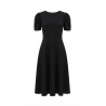 VESTIDO LARGO CUELLO CORAZON MANGAS CORTAS
