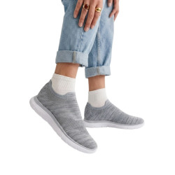 DEPORTIVO SIN CORDONES COLOR GRIS