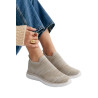 DEPORTIVO SIN CORDONES COLOR BEIGE