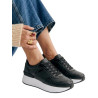 SNEAKER NEGRO PLANTA BLANCA ALTOS