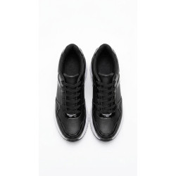 SNEAKER NEGRO PLANTA BLANCA ALTOS