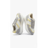 SNEAKER COLOR GRIS 7 AMARILLO Y BLANCO ALTO