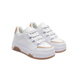 PLATAFORMA BLANCO Y CAFE CAPSULA TRASERA