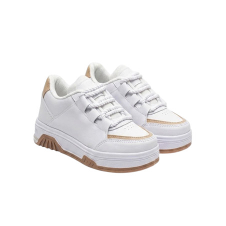 PLATAFORMA BLANCO Y CAFE CAPSULA TRASERA